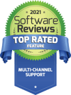 Service Hub de HubSpot obtiene la mejor calificación en la categoría «Asistencia técnica multicanal» de SoftwareReviews