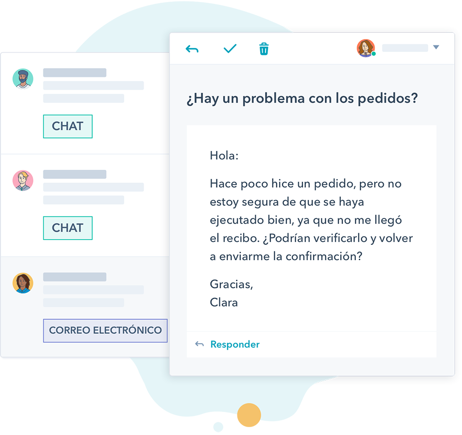 Chat de asistencia técnica en HubSpot